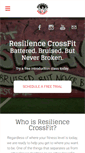 Mobile Screenshot of crossfitresilience.com
